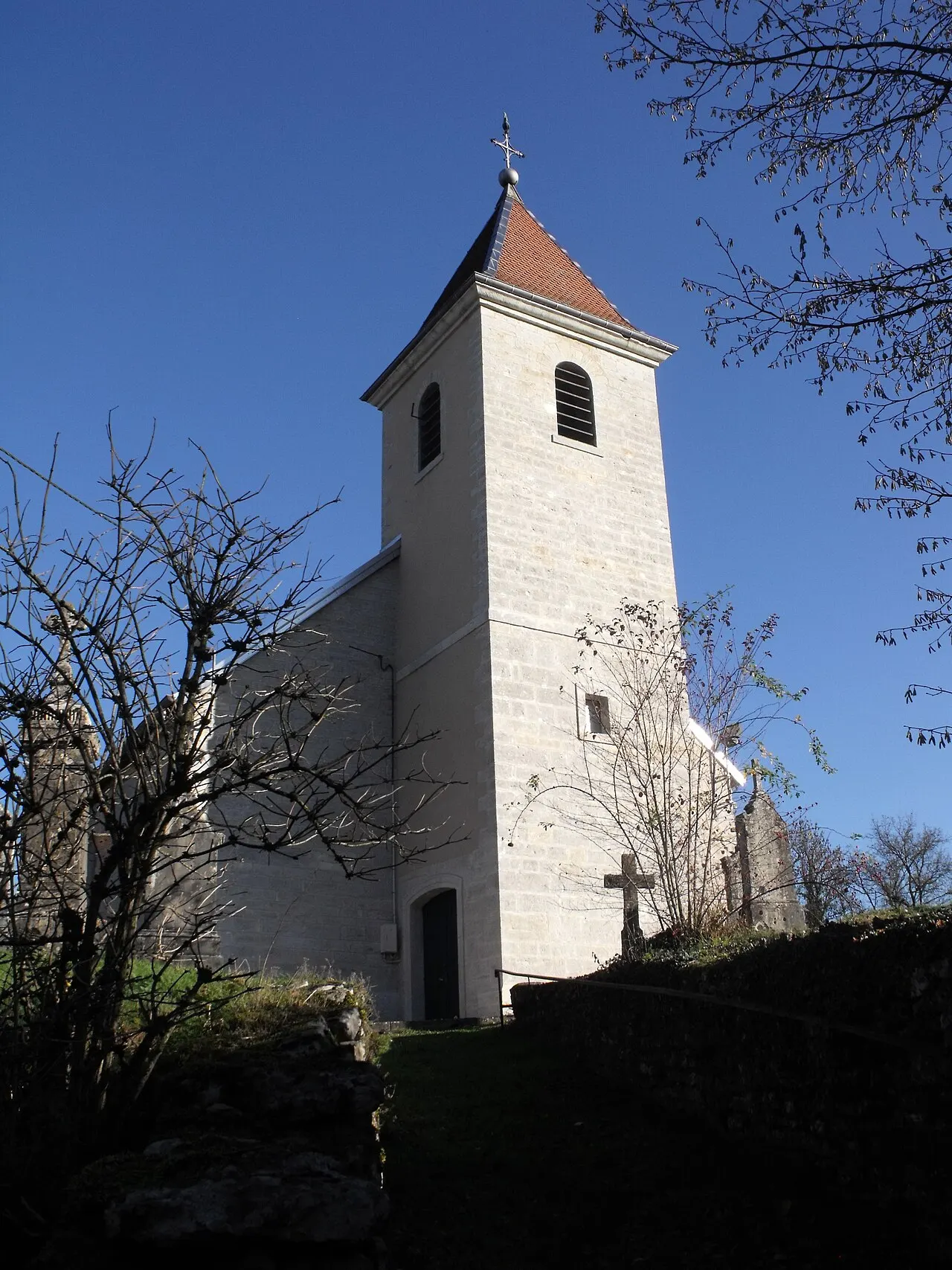 Eglise d'Accolans, Doubs, France