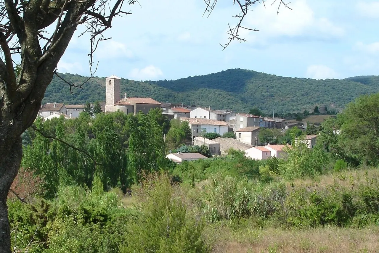 Village d'Albas dans le département de l'Aude