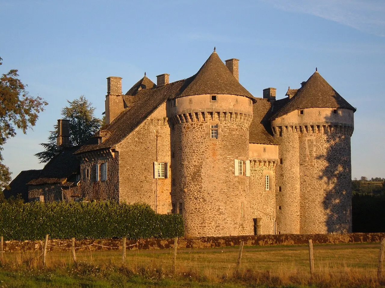 Château de La Vigne, Auvergne, France, facade nord-ouest