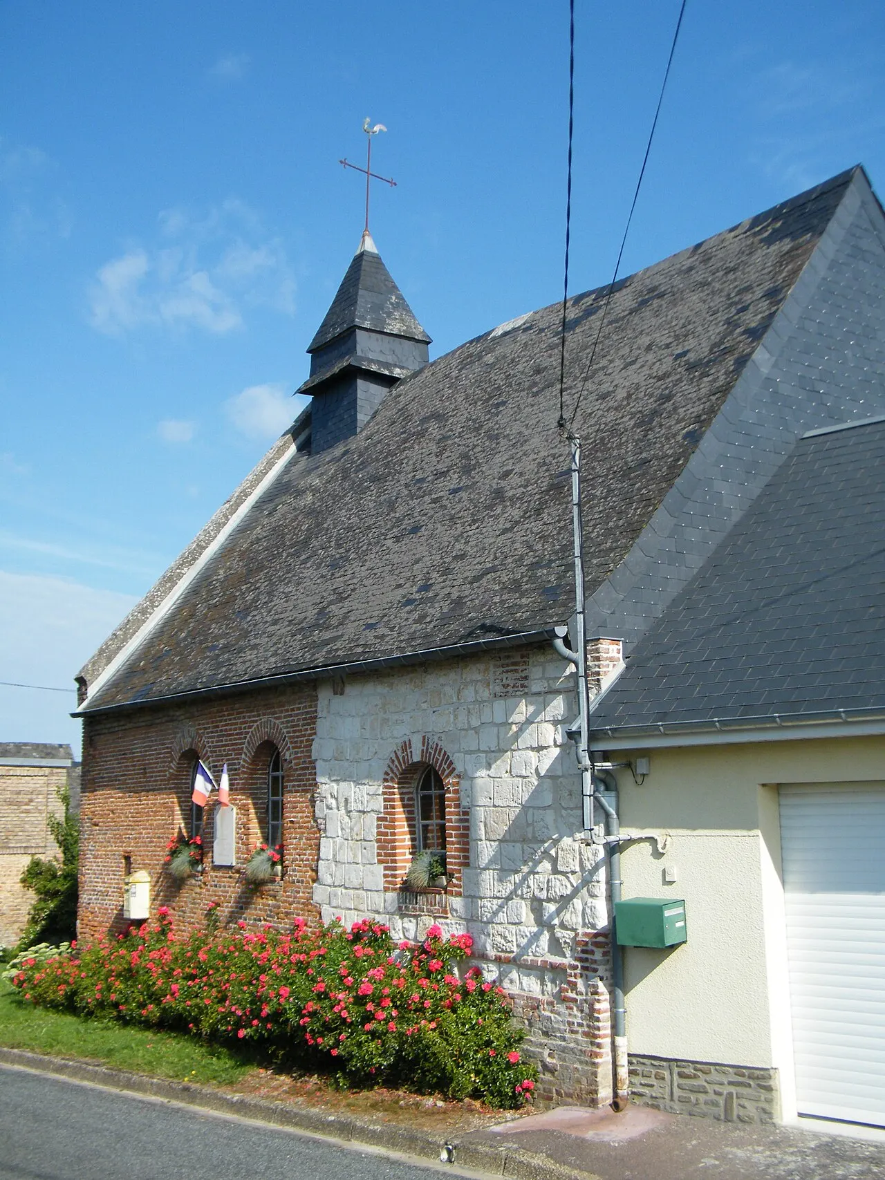 Église Saint-Jean-Baptiste d'Arguel, Somme, France.