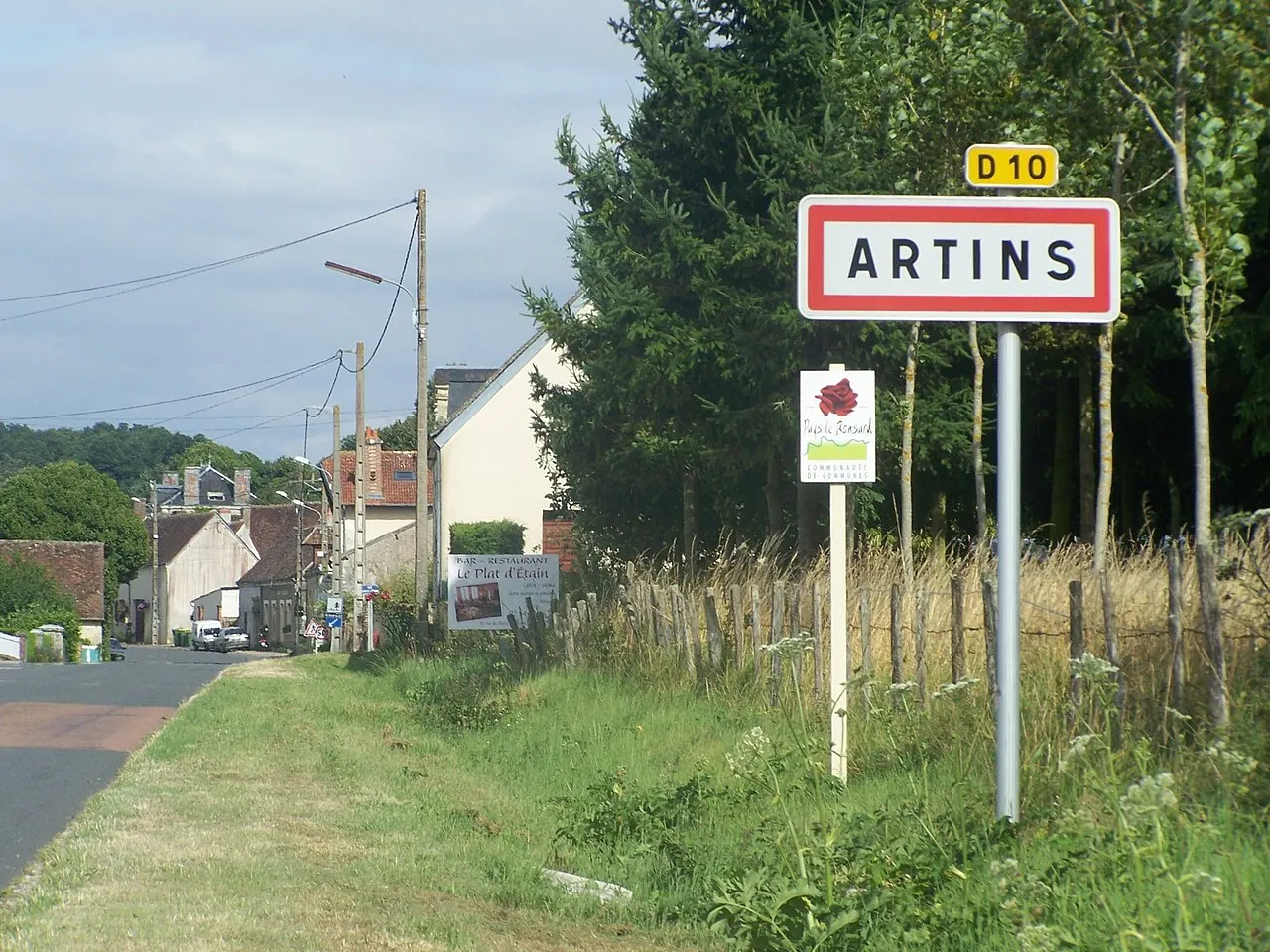 Bienvenue à Artins dans le Loir-et-Cher.