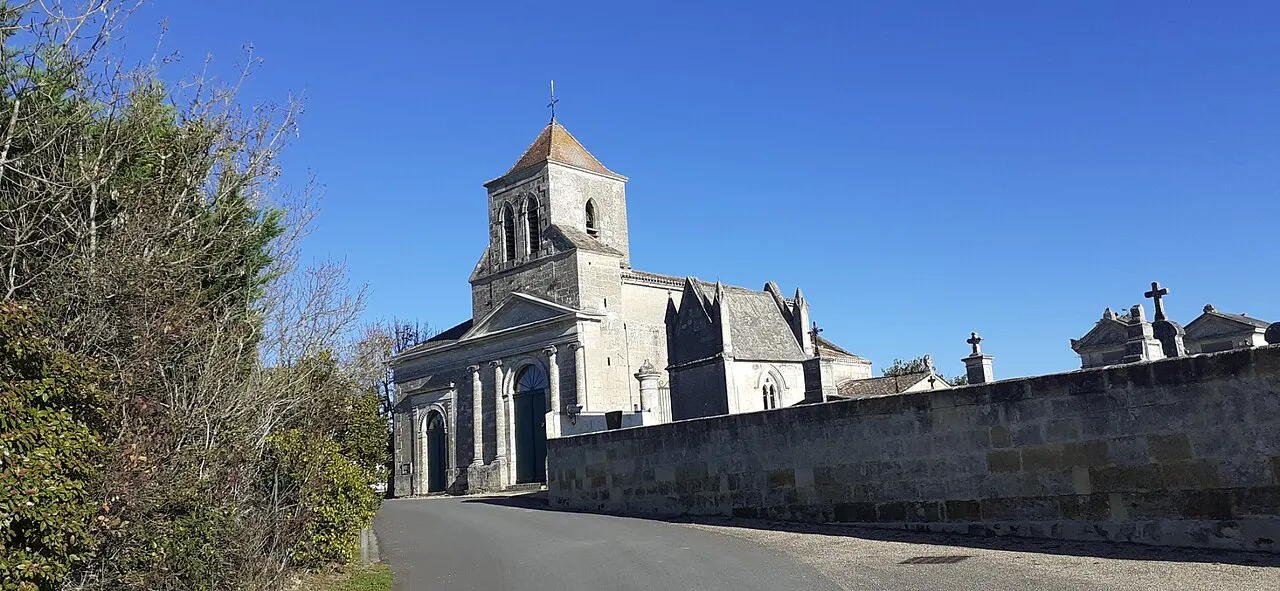 Église Saint-Jean d'Asques (Gironde, France), des XIIe, XVIIIe et XXe siècles.