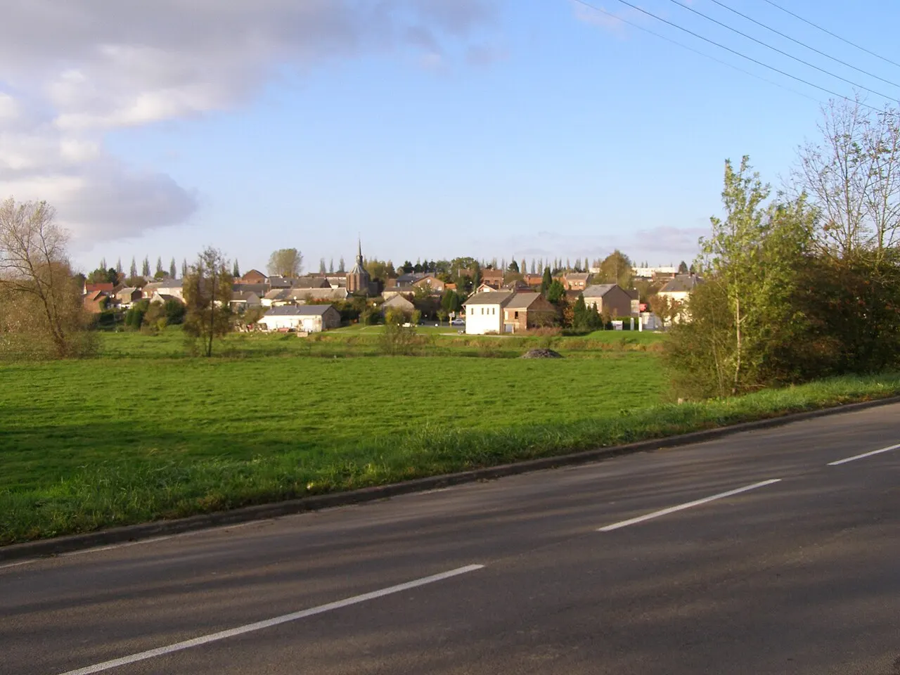 Vue d'ensemble du village.