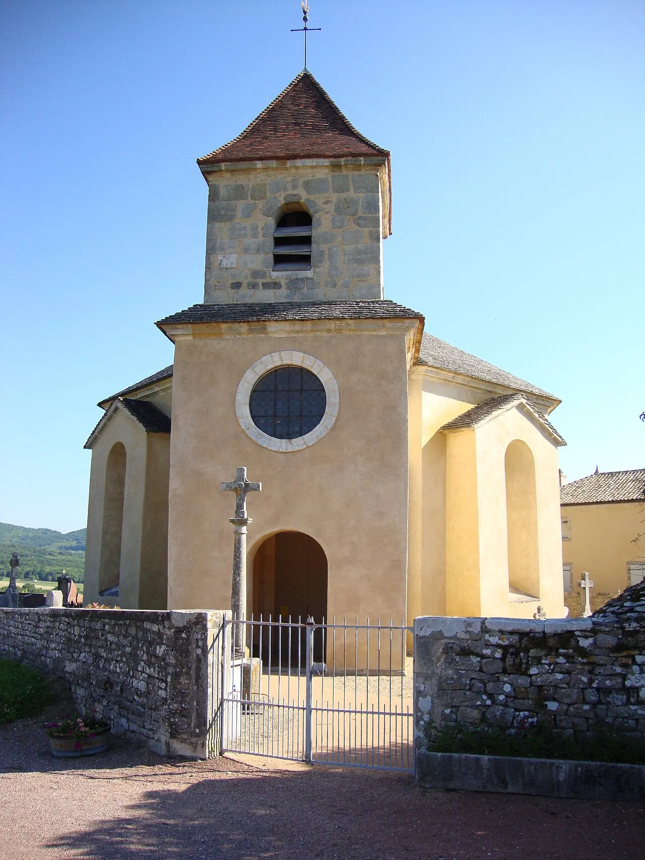 Barizey (Saône-et-Loire, Fr) église.