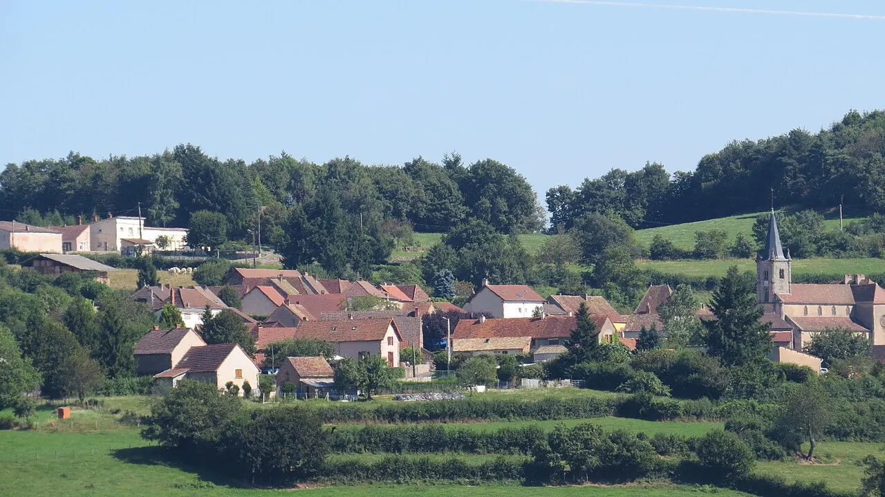 Village de Beaubery en Saône et Loire, Bourgogne