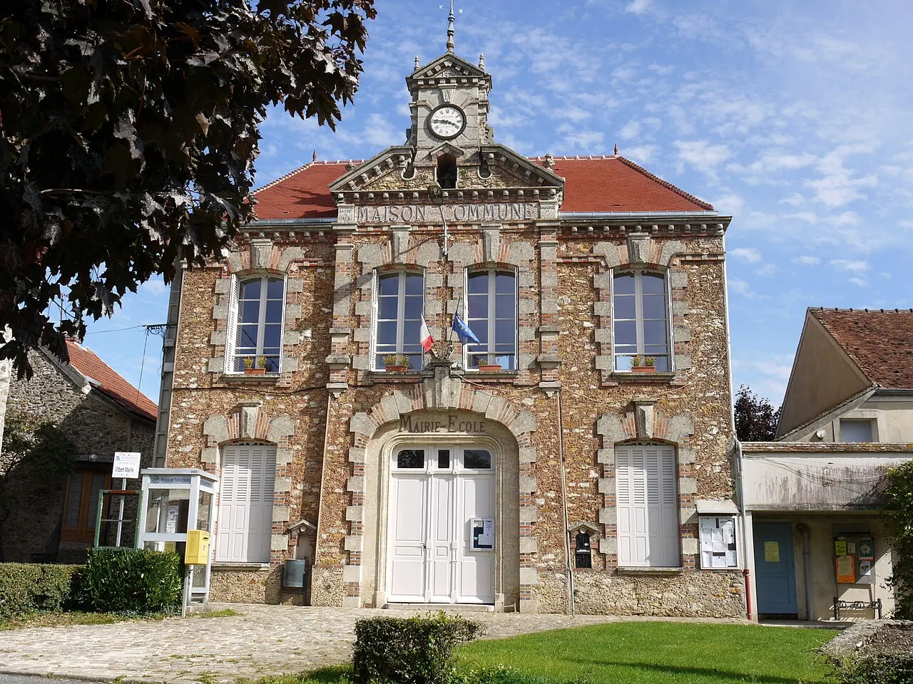Mairie de Bernay-Vilbert, Seine et Marne, Ile de France