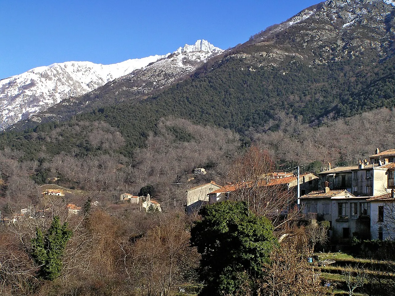Bocognano (Corse) - Vue d'une partie du village