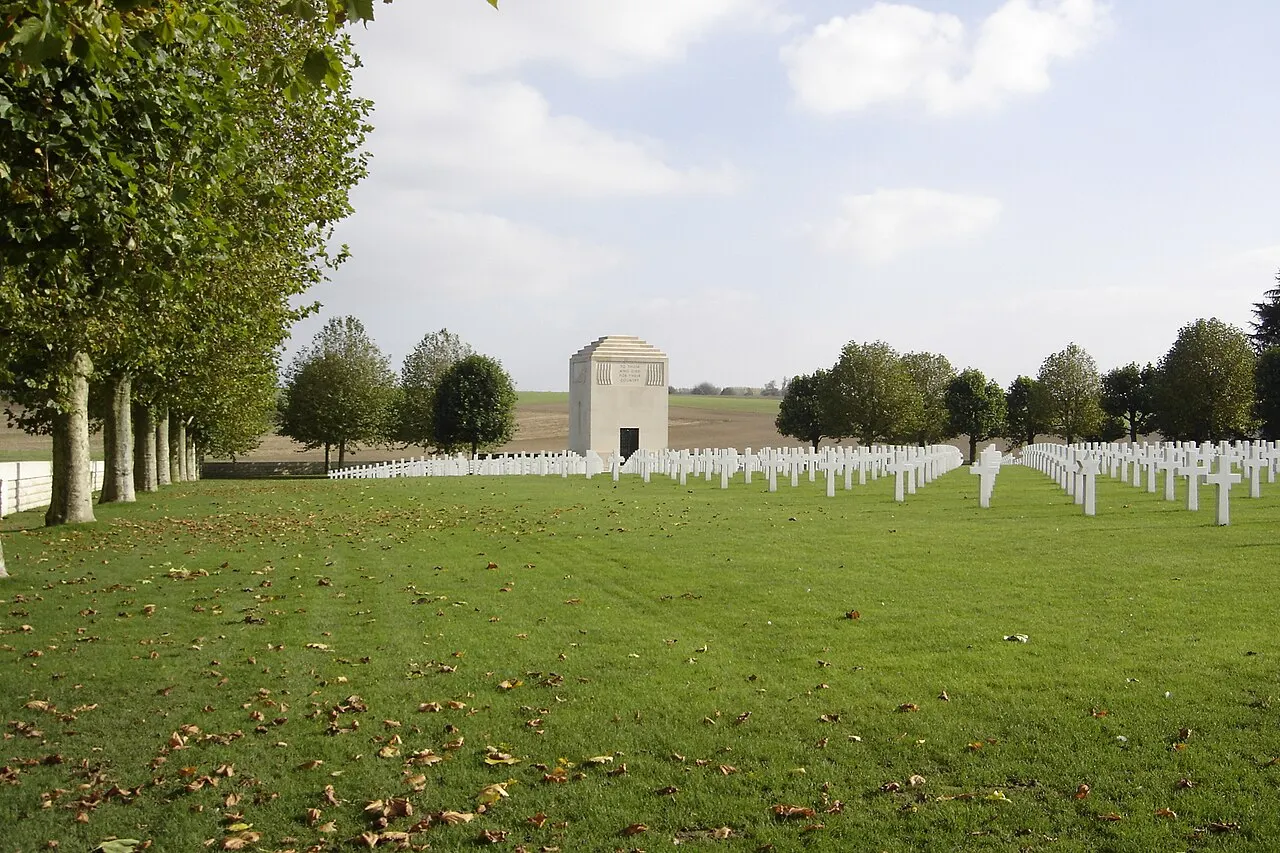 Somme American Cemetery and Memorial, Bony, France