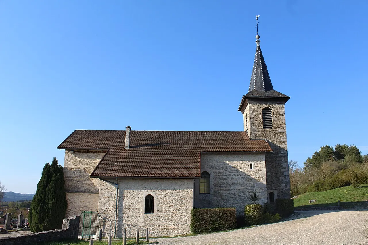 Église Saint-Denis de Brion, Ain.