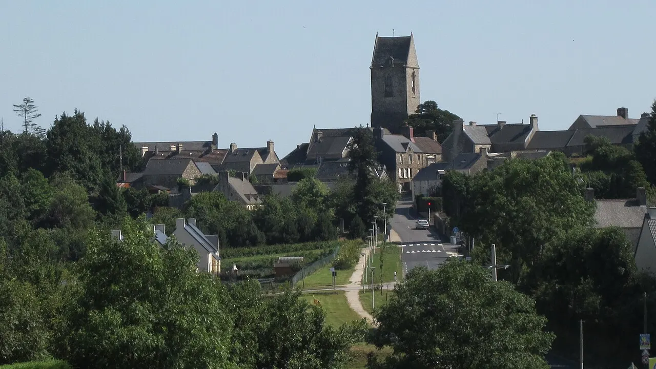 Brix, Manche, France, vue générale.