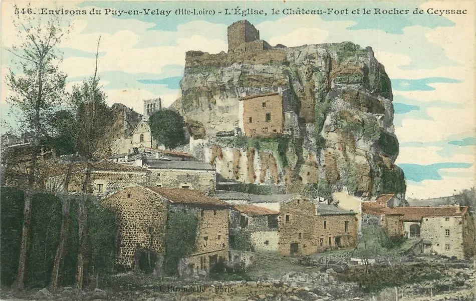 Carte postale du village vers 1920