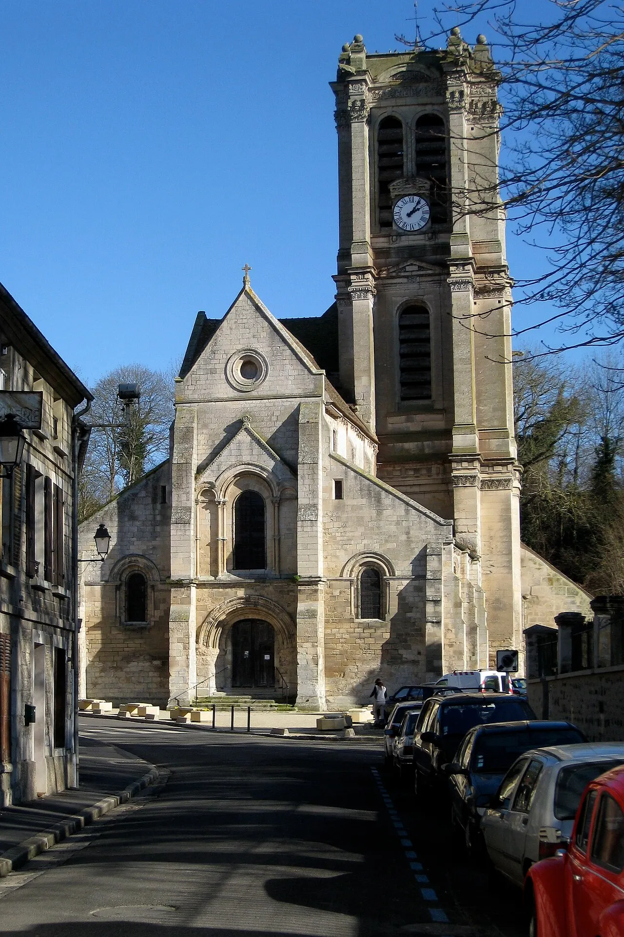 L'église de Chars, Val d'Oise, France