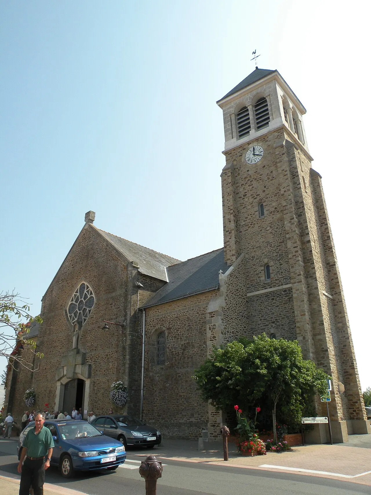 eglise de Coëx, Vendée, france