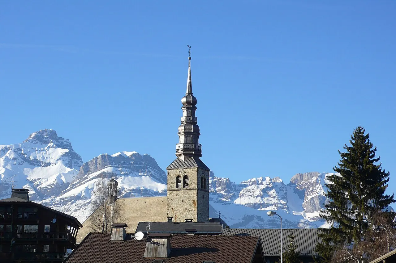 Combloux, l'église et son clocher
