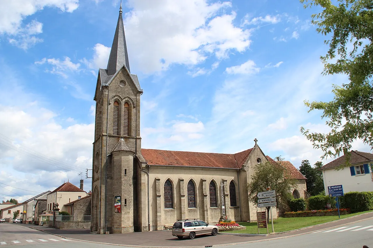 Église Saint-Maurice de Corre en France.