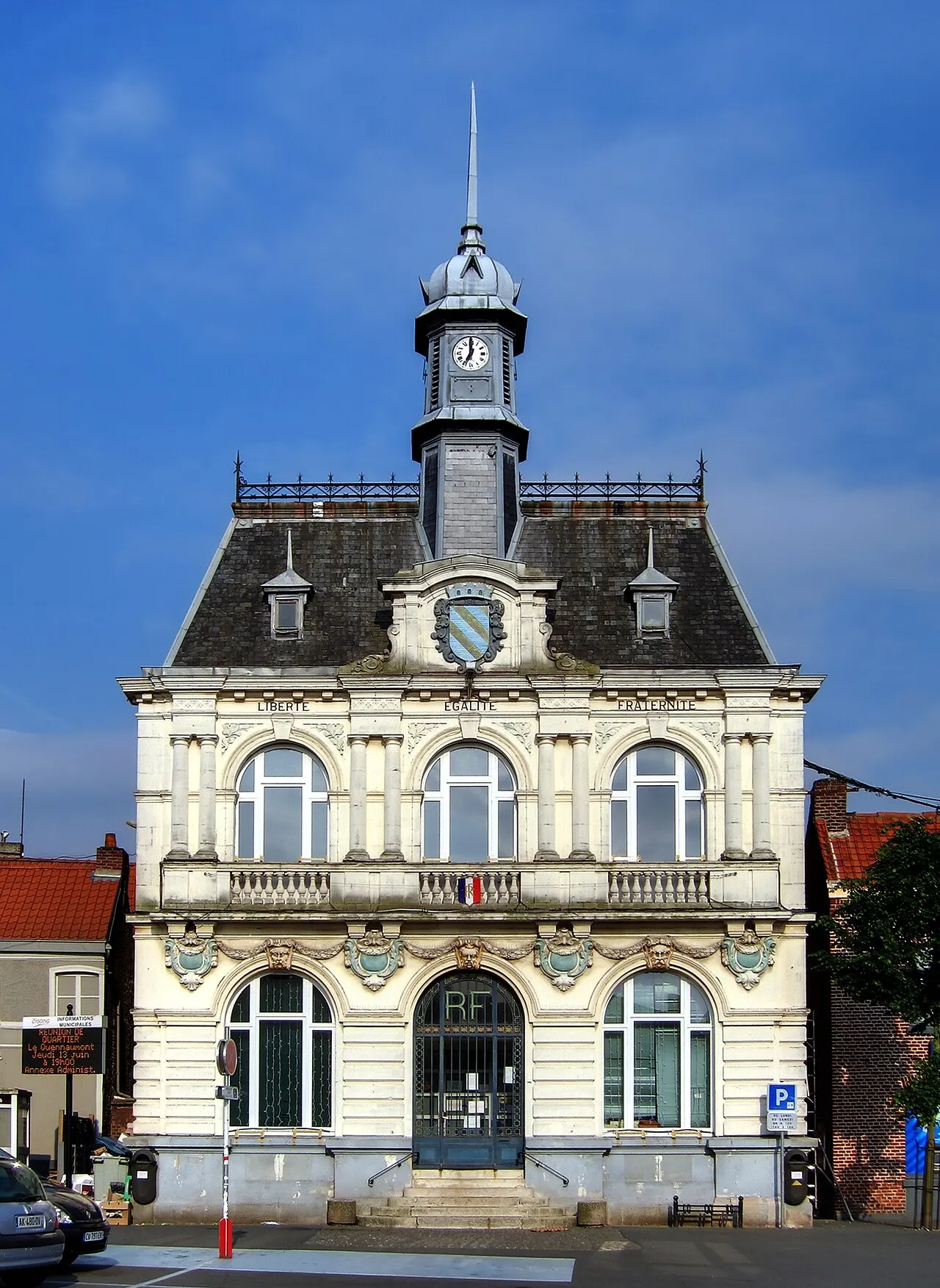 La mairie de Cysoing (Nord).