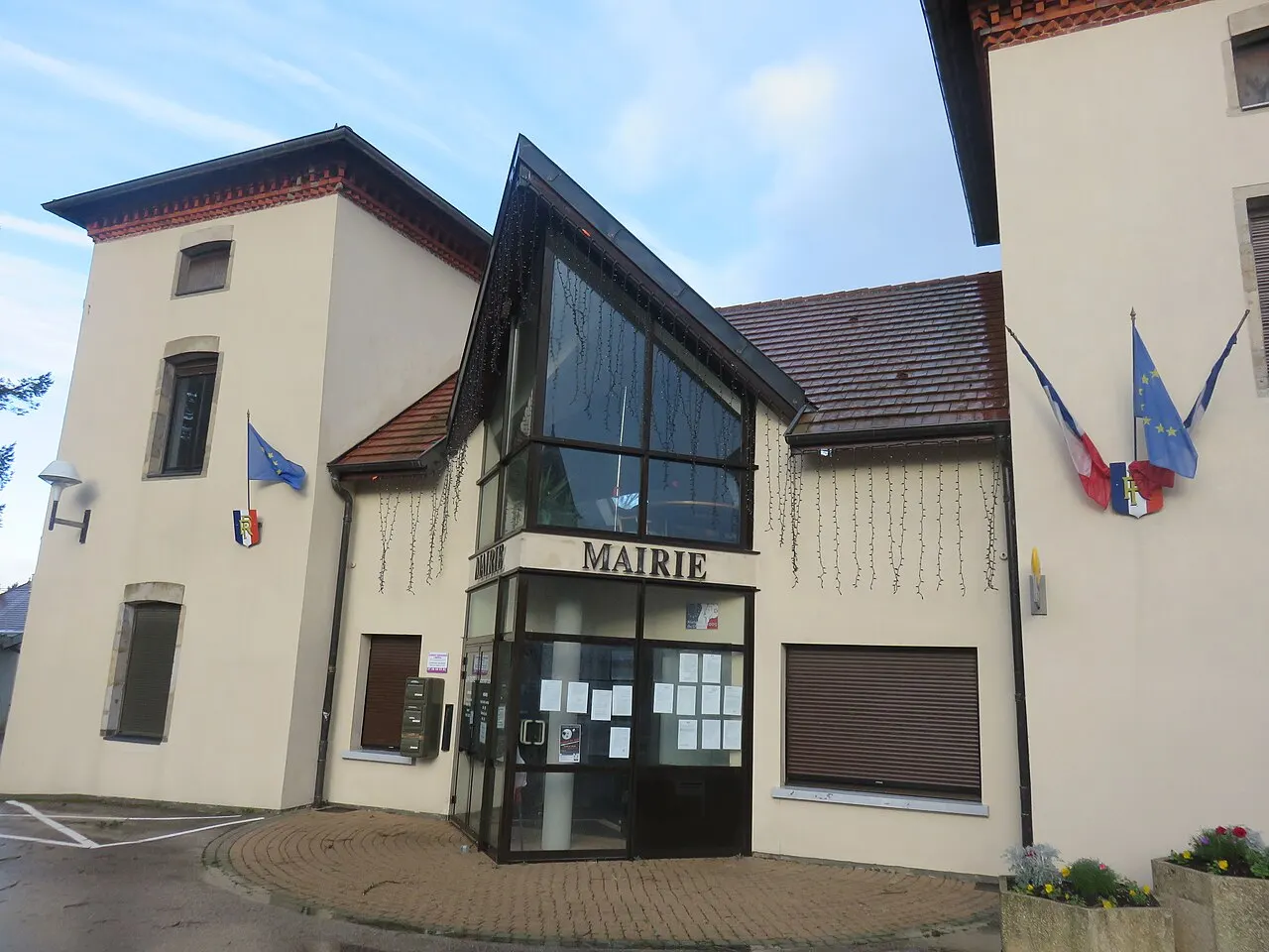 Dampierre (Jura, France) en janvier 2018.