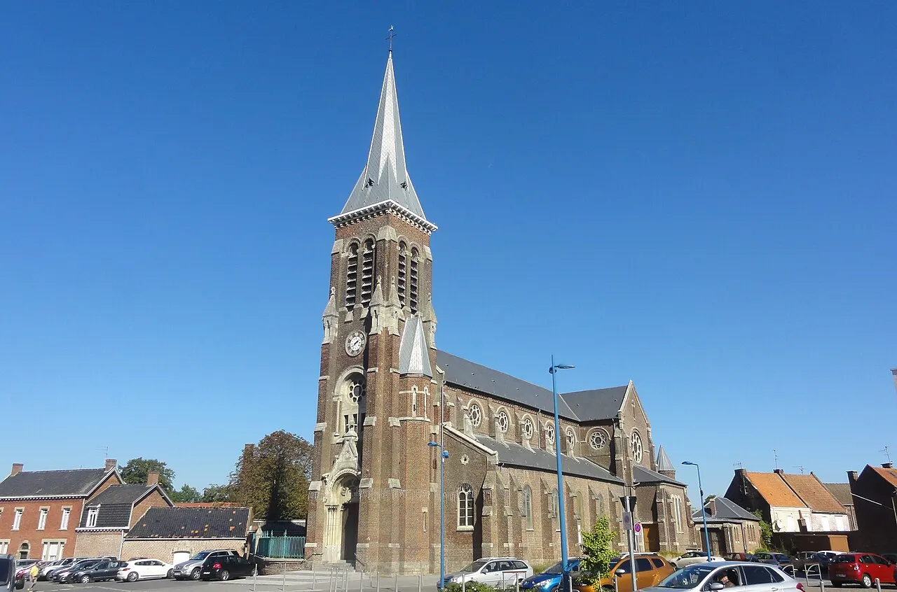 Depicted place: Église Saint-Amand de Dechy