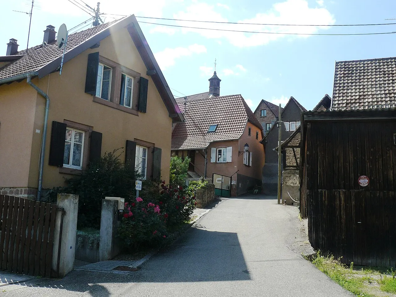 La rue de l'église