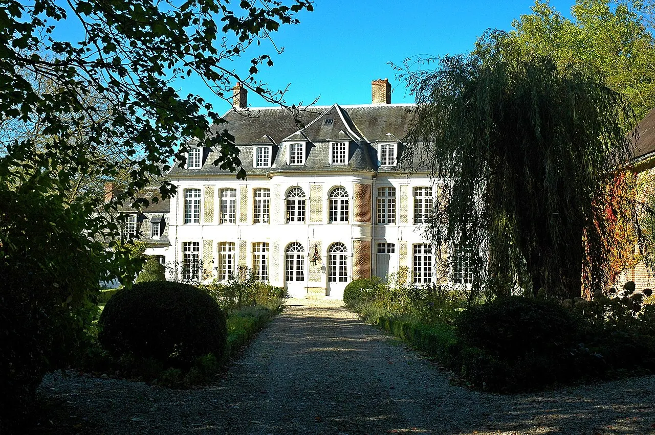 Dompierre-sur-Authie (Somme, France). Le château.