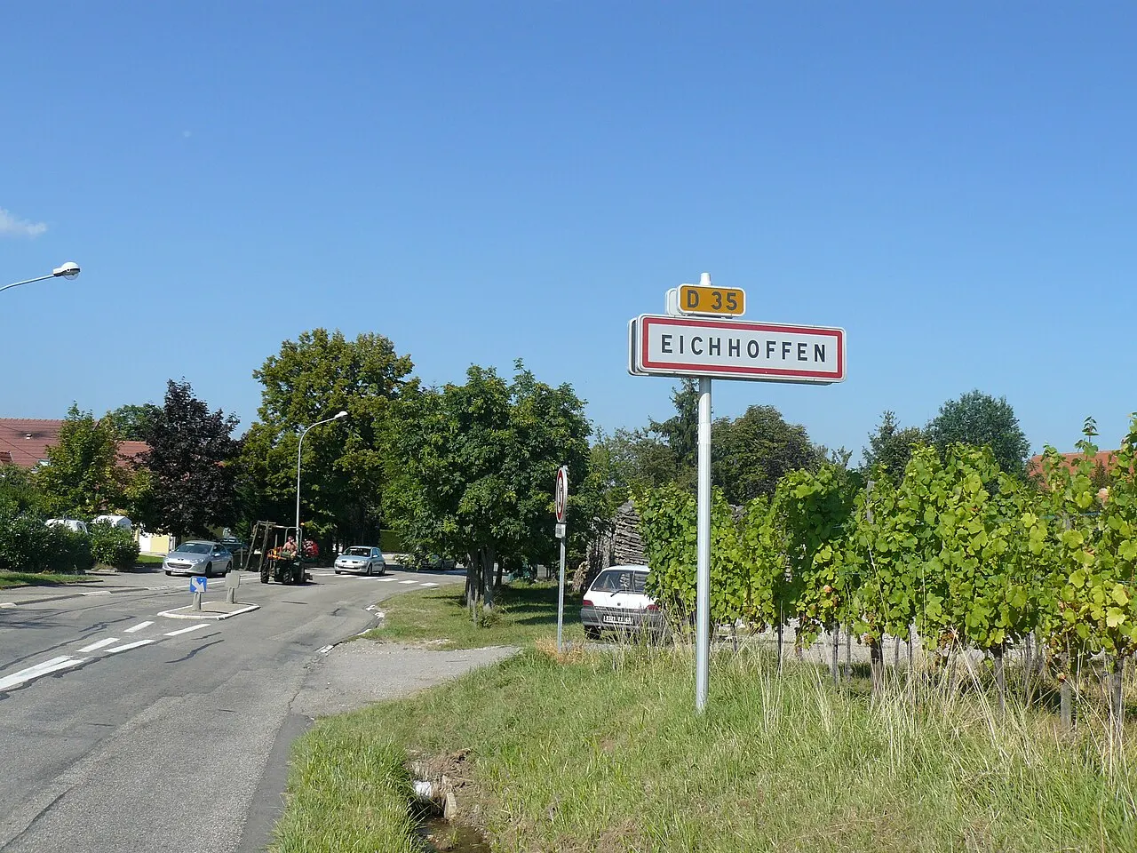 Entrée sud du village d'Eichhoffen