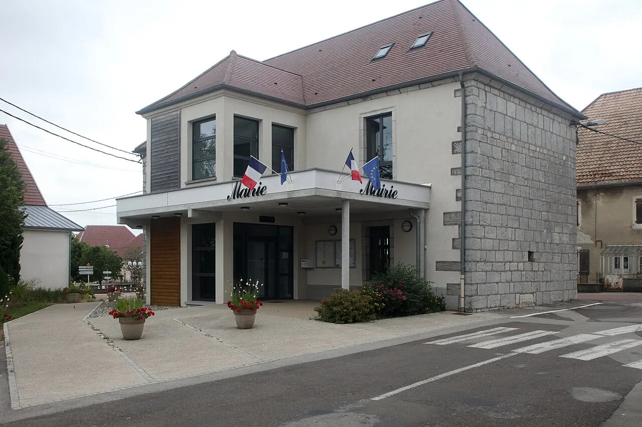 Mairie d'Épenoy (Doubs).