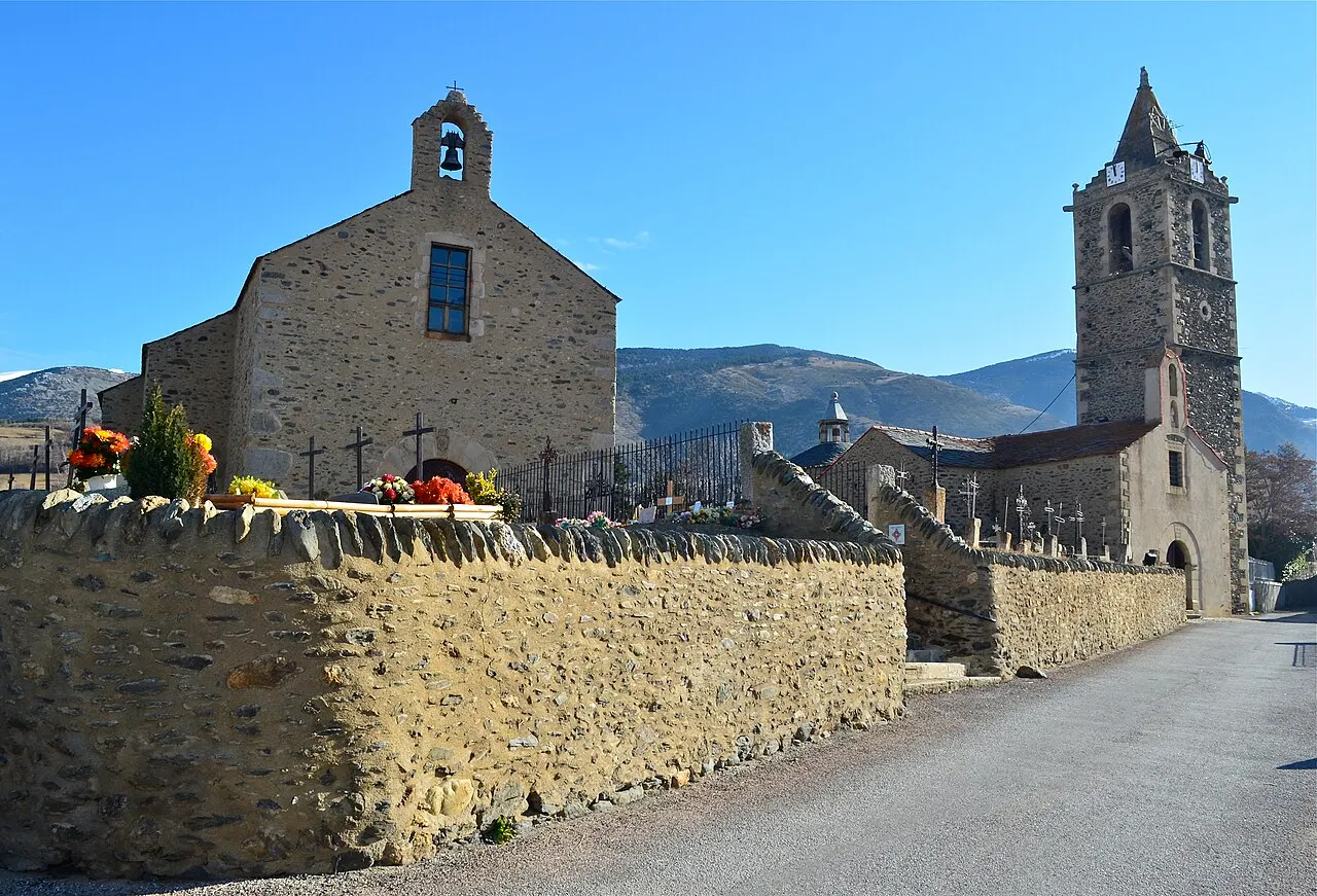 Eglise Saint-Génis d'Err et chapelle de la Vierge- Pyrénées-Orientales, France
