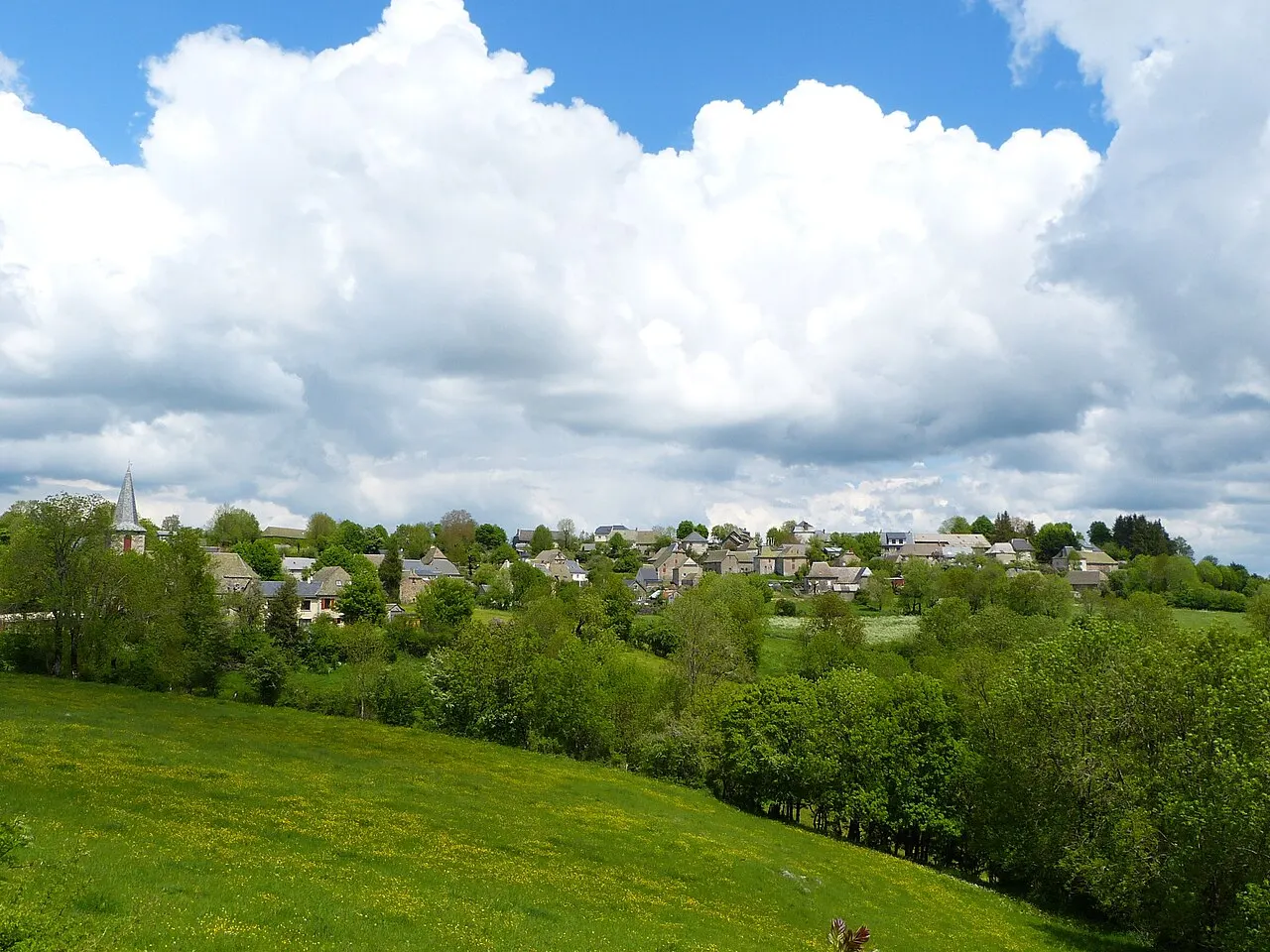Vue générale du village