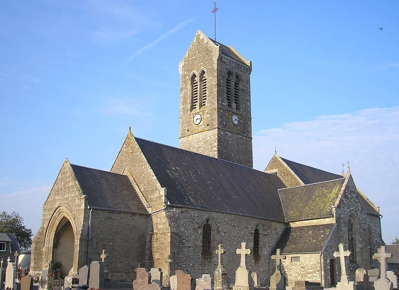 Fleury (Normandie, France). L'église Notre-Dame.