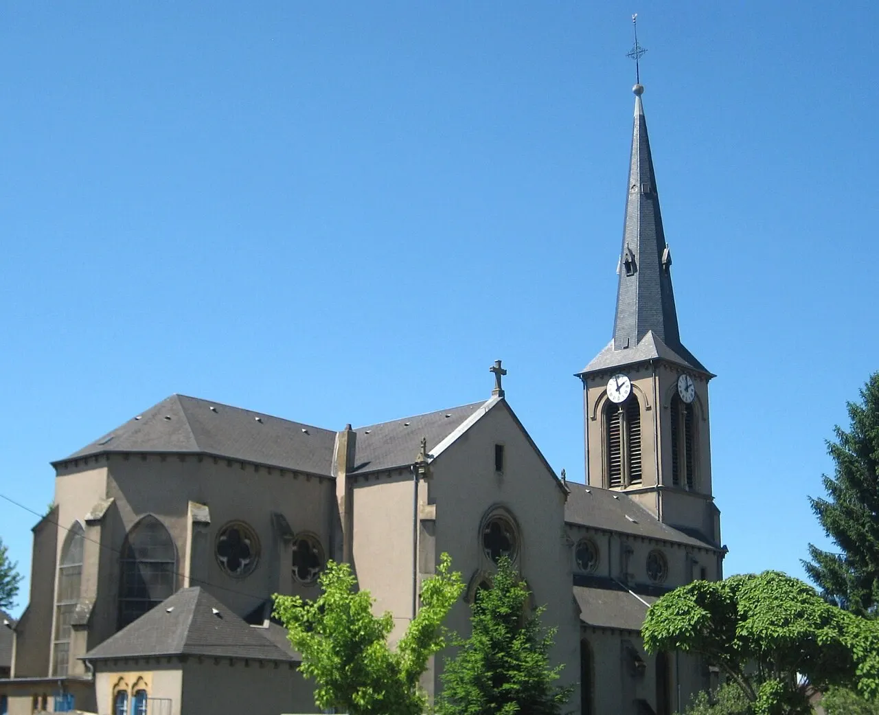 DescriptionEglise Florange 3.JPG Église Sainte-Agathe Florange Date 25 August 2011 Source mon appareil photo Author Aimelaime Permission…
