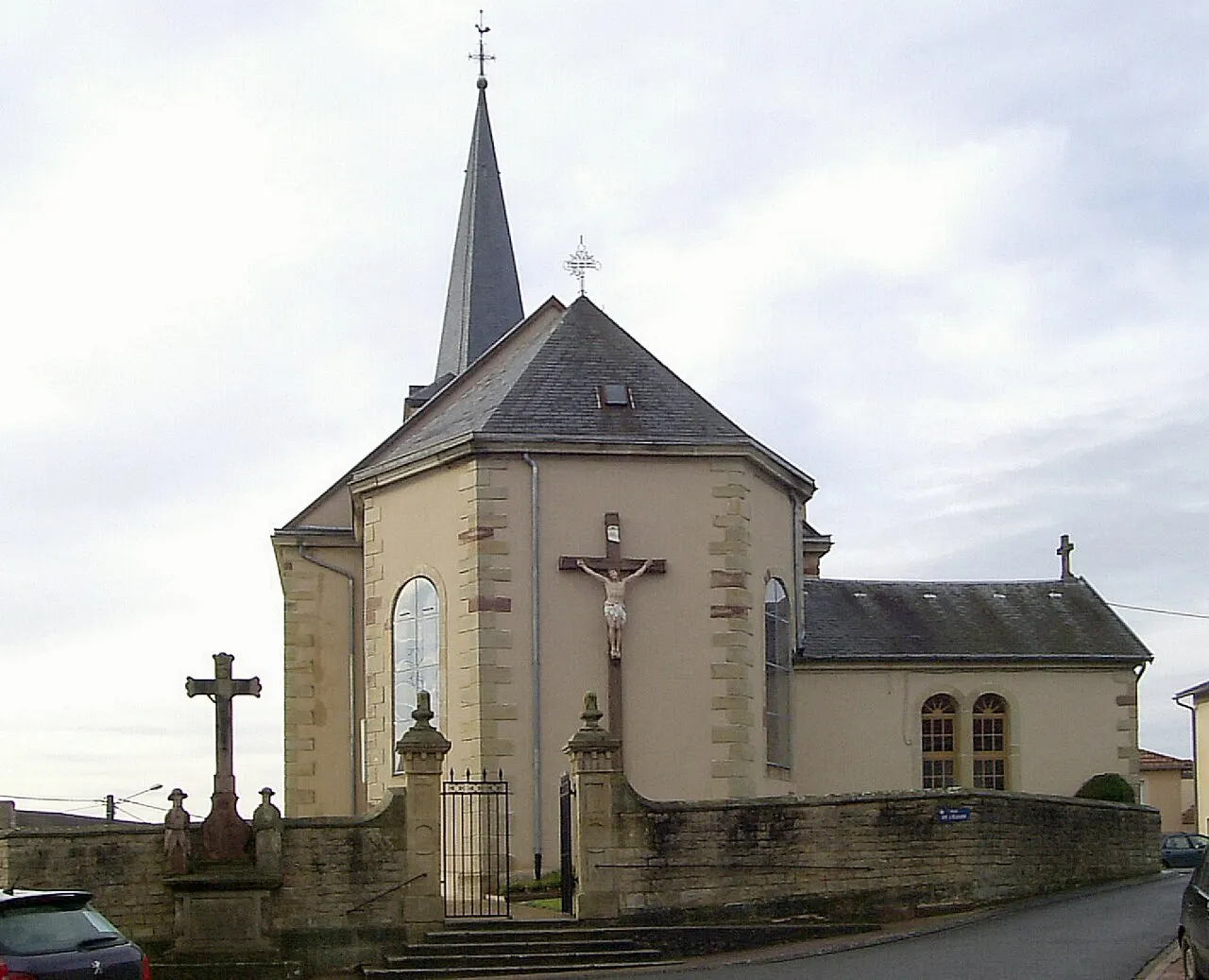 L'église Saint-Laurent à Freybouse