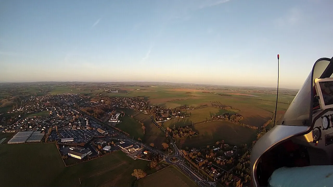 Village de Fussy vu du sud (Bourges)