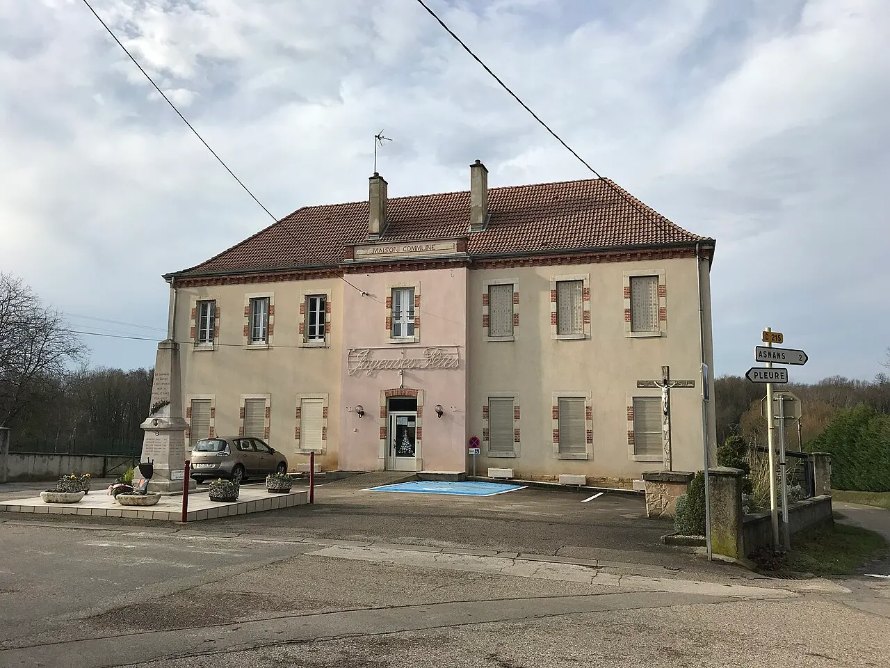 Image de Gatey (Jura, France) en janvier 2018.