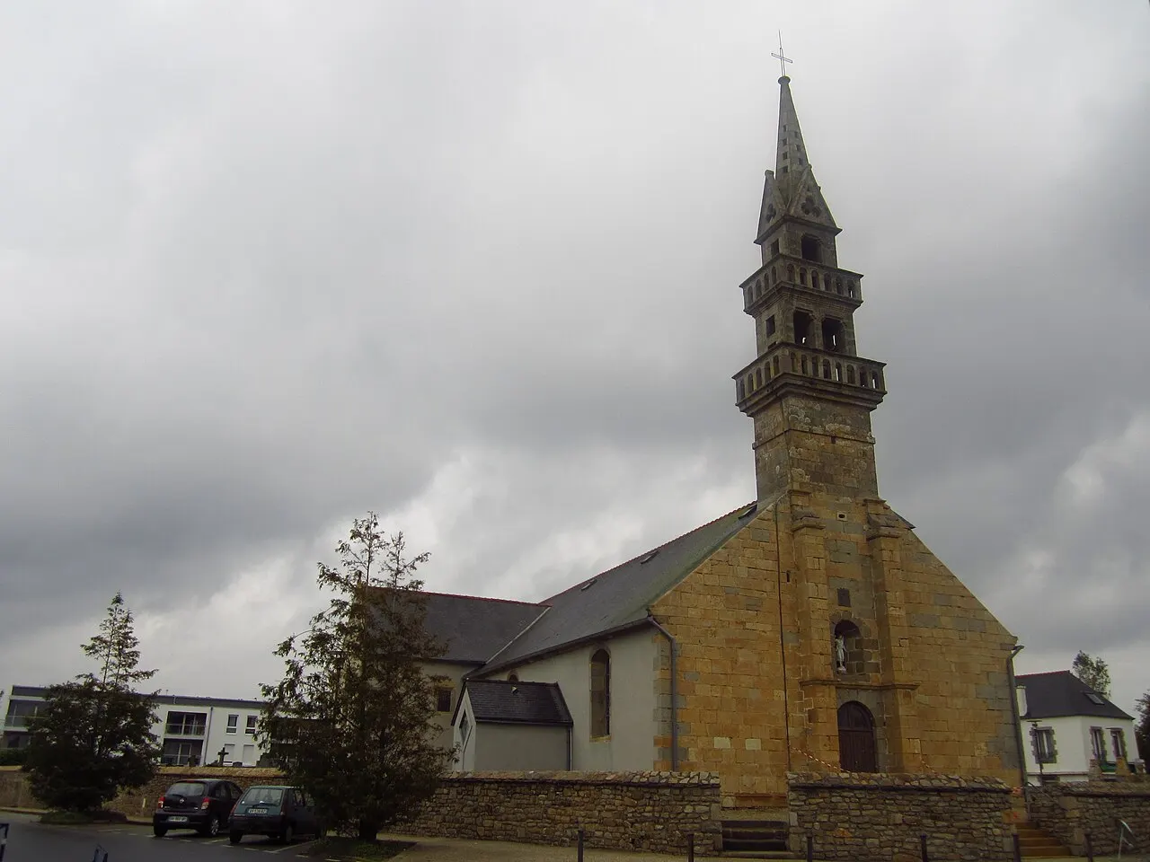L'église Saint-Valentin à Guilers dans le Finistère