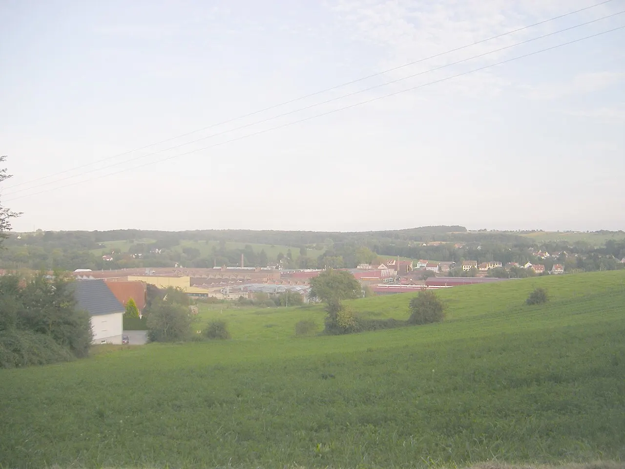 Factory in Reichshoffen, seen from N62 route