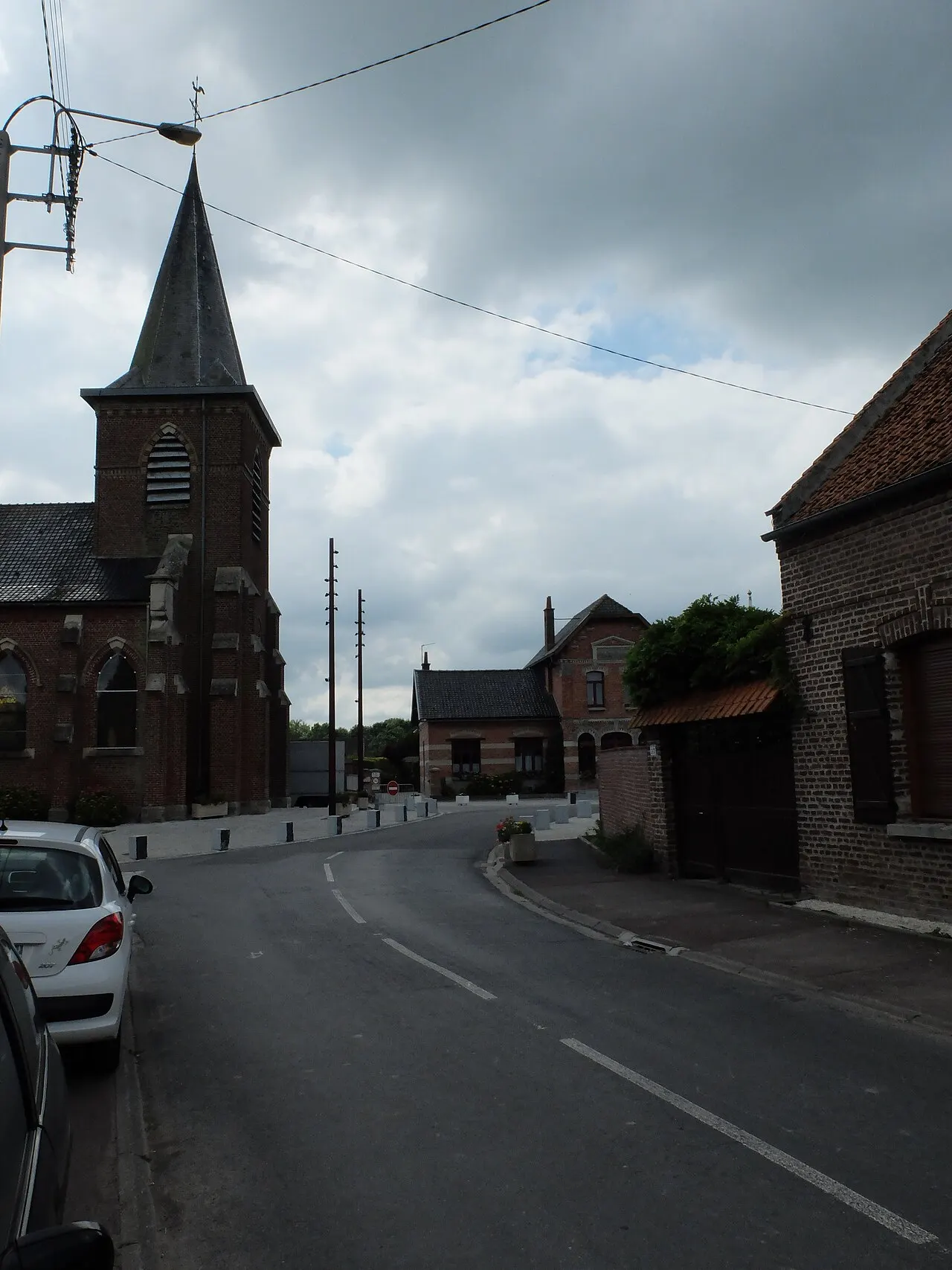 Vue de la rue François Delplanque d'Hamel.