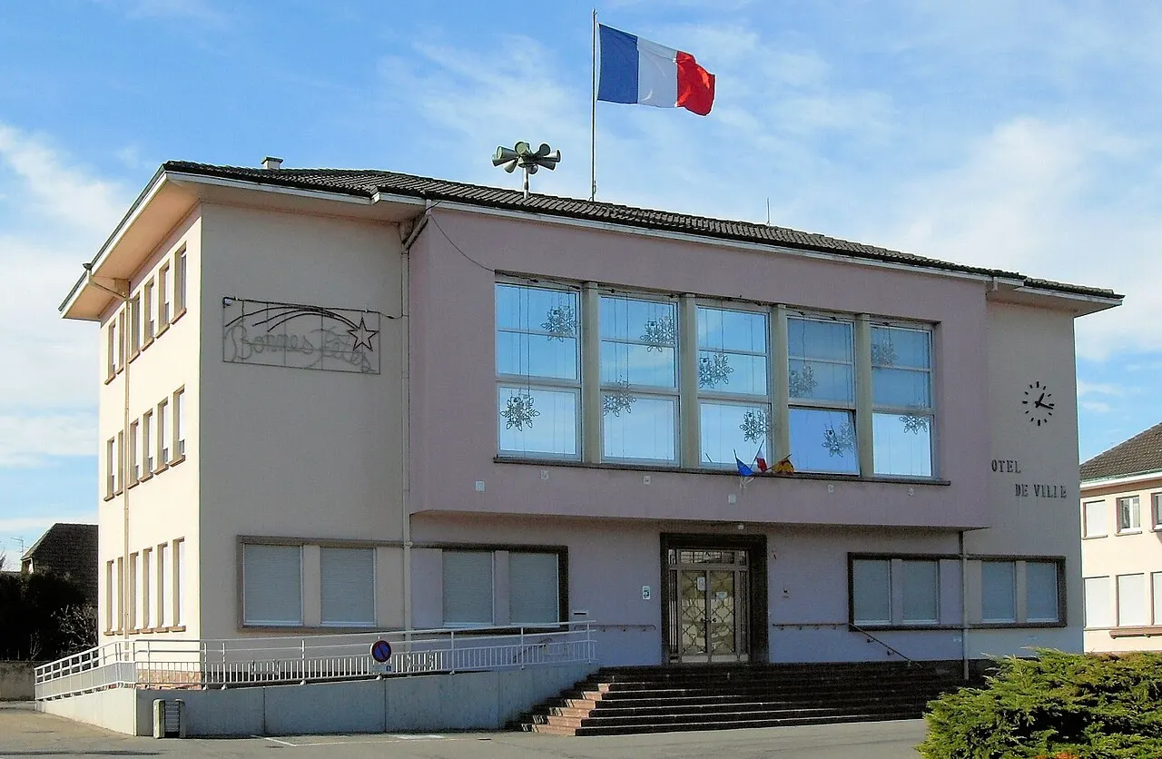 L'hôtel de ville de Kingersheim