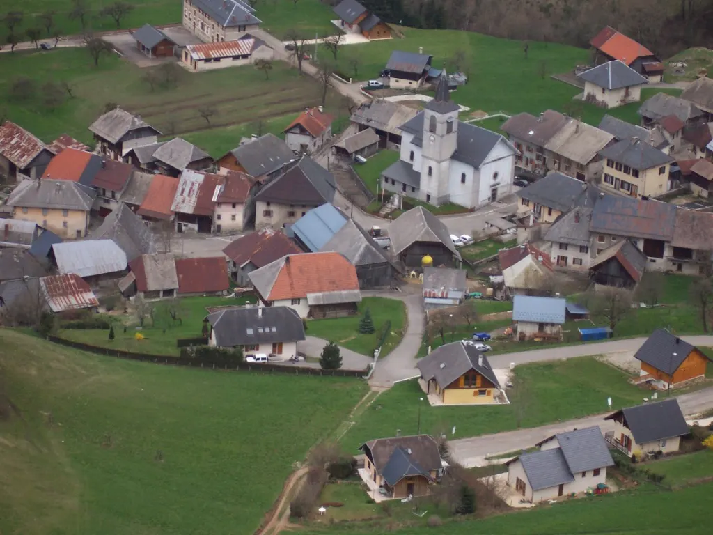 village of La Compote (Savoie - France) Photo: B.navez - AVR 2005