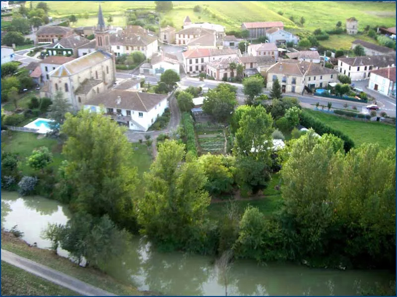 Photo aérienne de la commune de Lafitte, Tarn-et-Garonne, Midi-Pyrénées