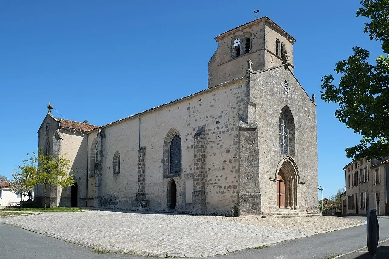Église Saint-Étienne Largeasse Deux-Sèvres France