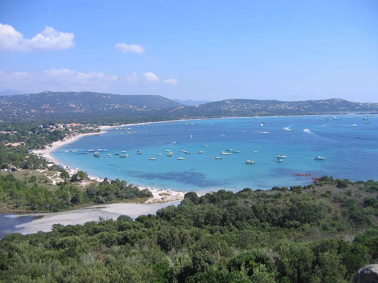 plage de Saint Cyprien, Lecci, Corse