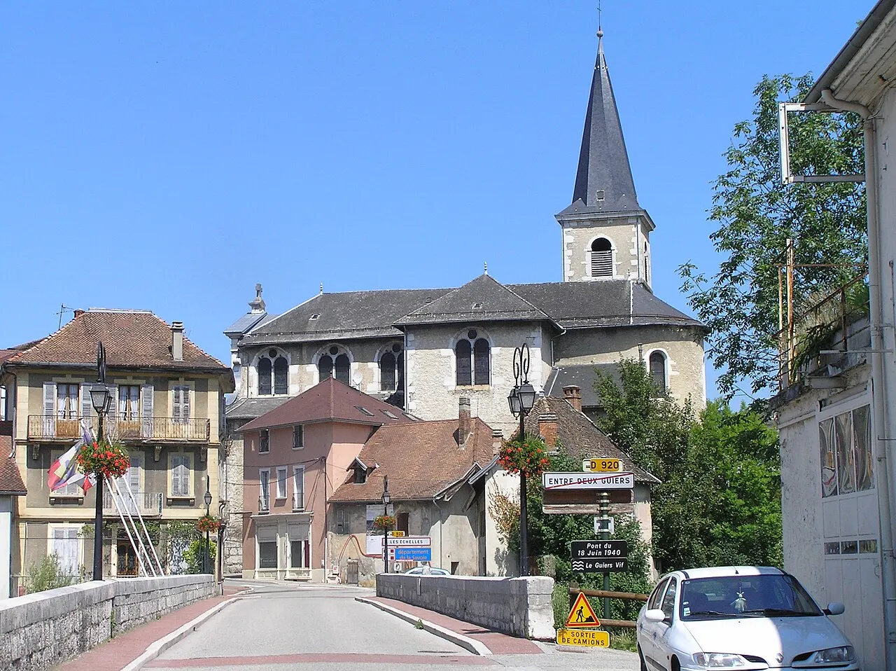 Eglise des Échelles, Savoie, France.