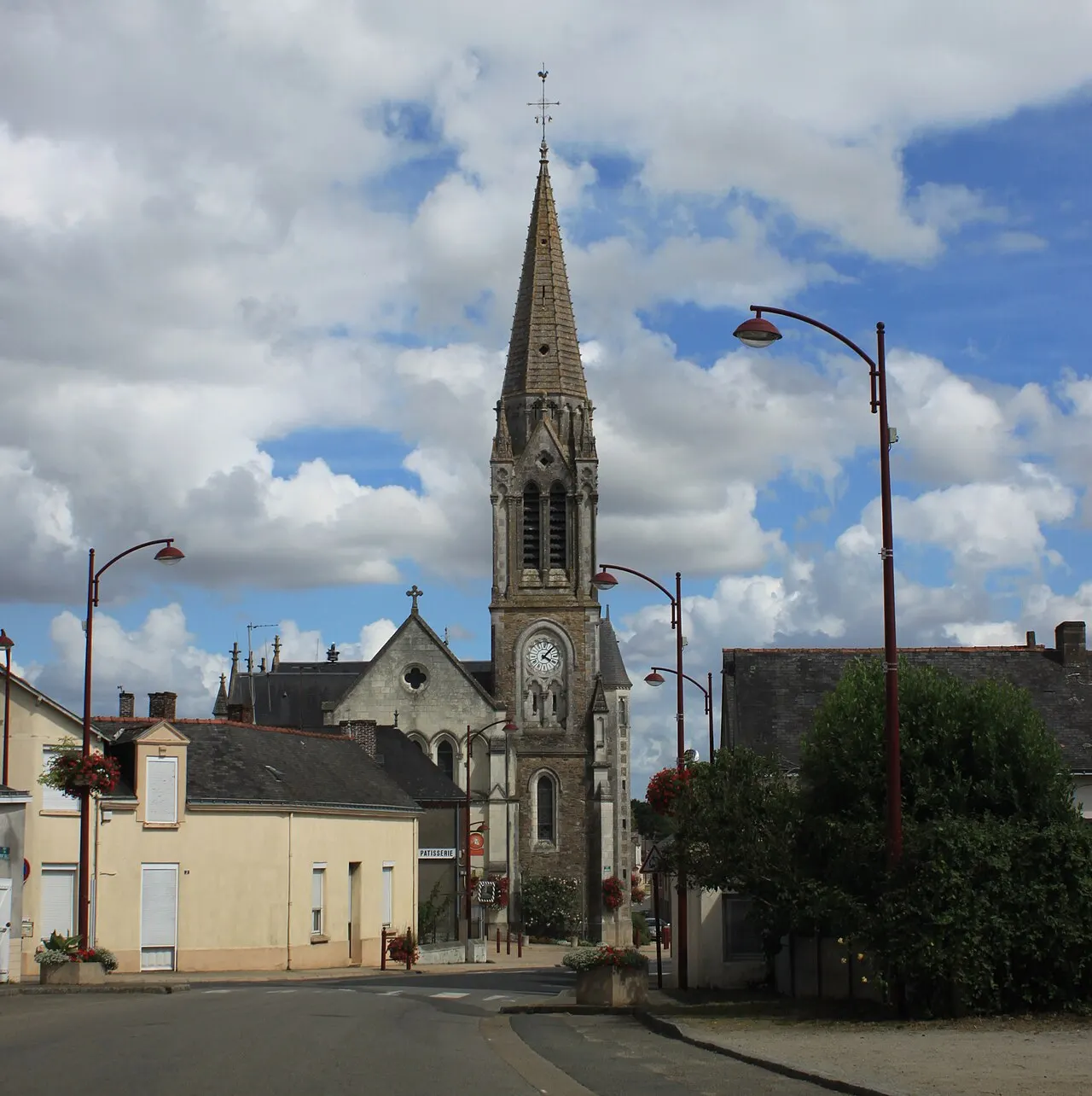 Église Sainte-Melaine, XVIII°-1849-1861-1895, Les Touches.