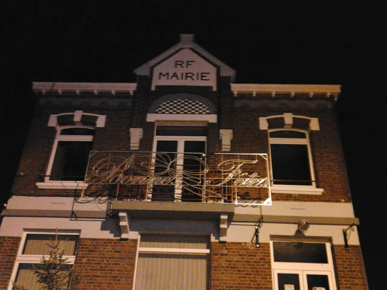 Photo de la mairie de Lorgies, le 31 décembre 2011