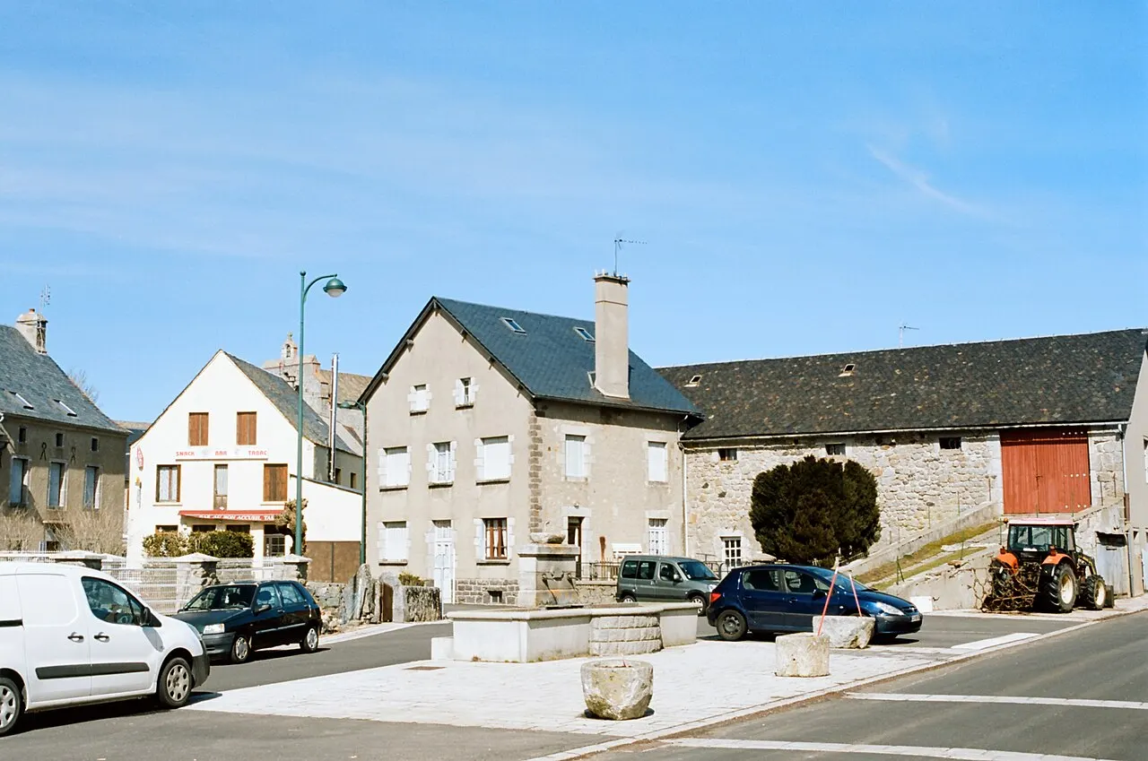 Centre du village de Malbouzon (Gévaudan)