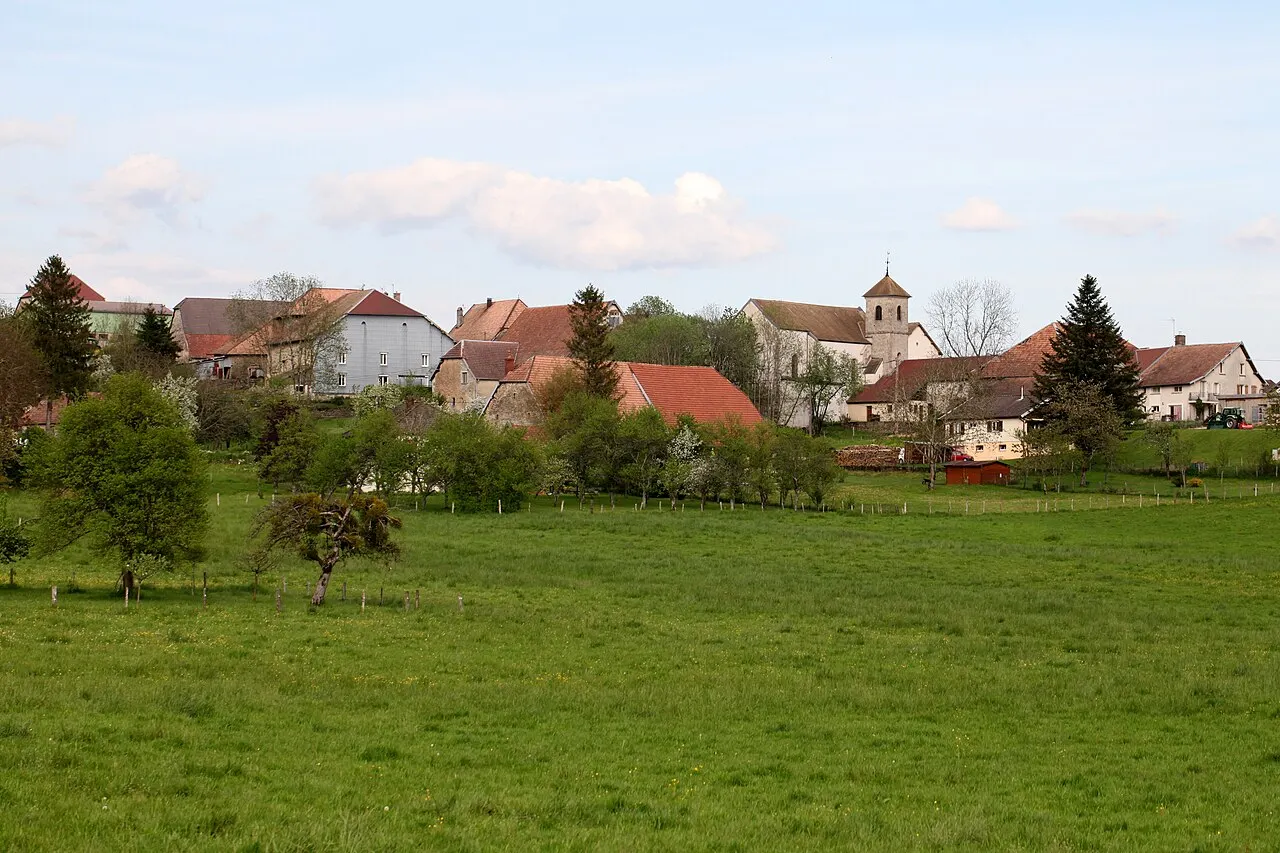 Vue de Malbrans (Doubs).
