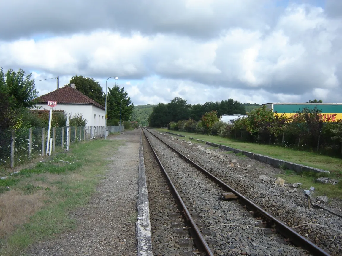 Gare de La Rivière-de-Mansac, Corrèze, France