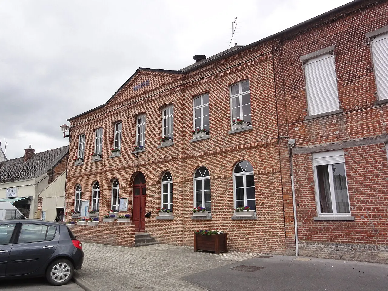 Marly-Gomont (Aisne) mairie.