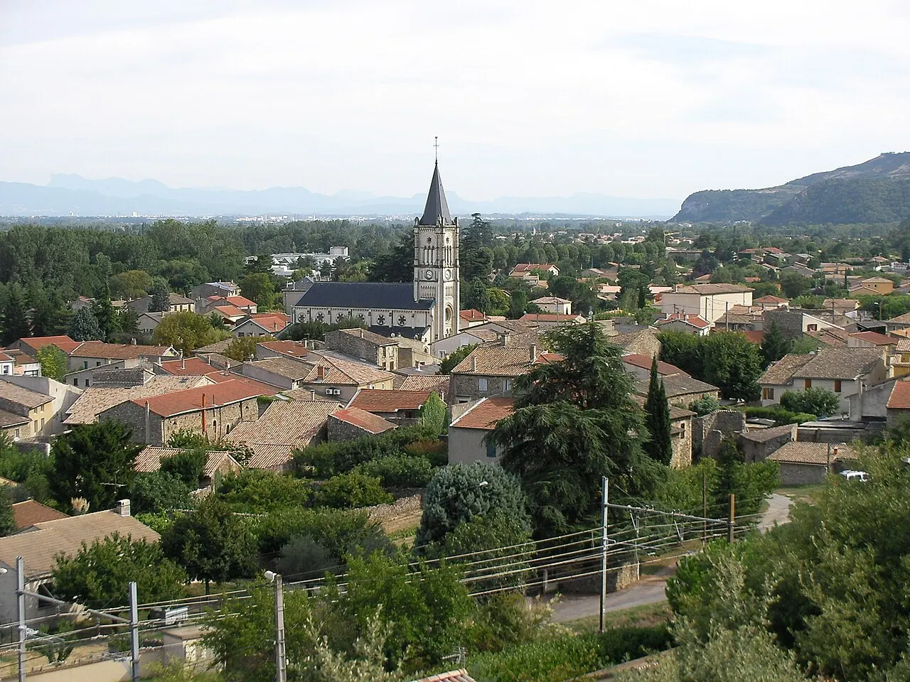 vue du village de Mauves