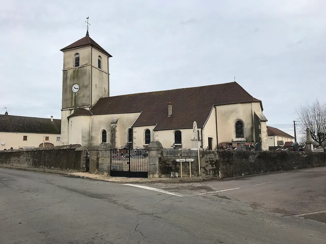 Image de Molay (Jura, France) le 7 janvier 2018.